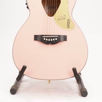 Gretsch G5021E Rancher Penguin Parlor Acoustic-Electric Guitar, Shell Pink image 1