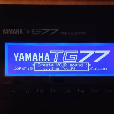 New blue display for Yamaha Tg77 image 2