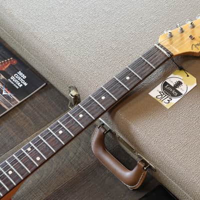 MINTY! 2020 Fender Limited Edition Custom Shop 1960 Stratocaster Relic Reissue Tahitian Coral + COA OHSC image 3