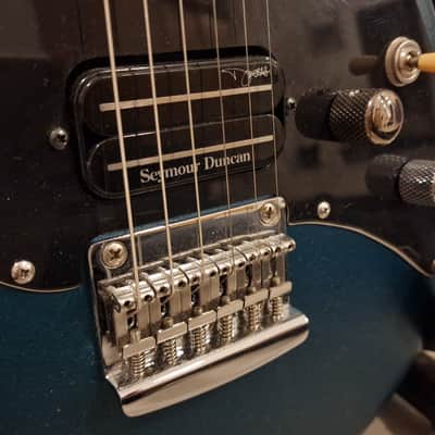 Music Man Silhouette SUB1 USA - Teal Green Dimebag Signature Duncan American Guitar image 6