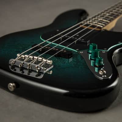 Fender Jazz Bass CUSTOM 1994 Green Paisley image 24