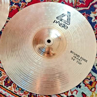 Paiste Alpha Sound Edge 14" Hi Hat Cymbals image 2