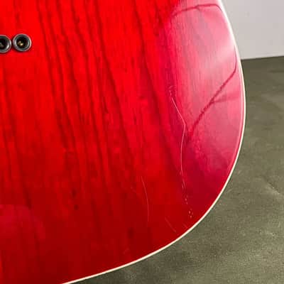 Fender 90s Thinline Telecaster Crimson Transparent 1998 image 10
