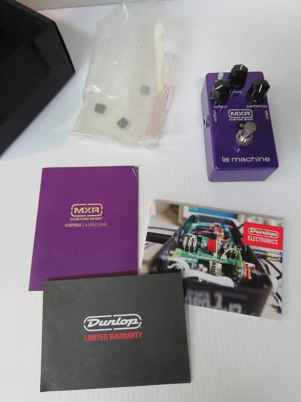 MXR CSP203 LA Machine Fuzz Electric Guitar Pedal- Purple image 1