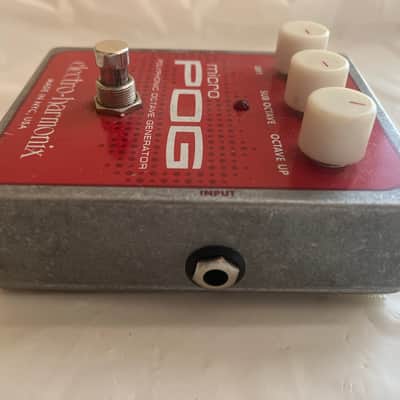 Electro-Harmonix Micro POG Polyphonic Octave Generator 2007 - Present - Red / Gray image 2