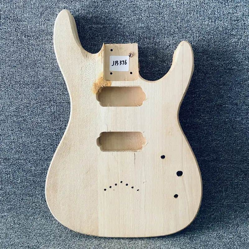 Unfinished Basswood 7 String Guitar Body image 1