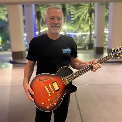 Bootlegger Deville peter distefano '98 semi hollow signature porno for pyros, jane's addiction, psychedelic furs image 2