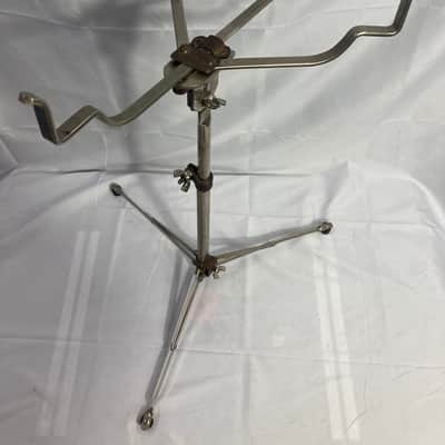 Gretsch - No. 4983 Flush Tripod Vintage, Flat-Base Snare Drum Stand Early 1960's - Nickel image 4