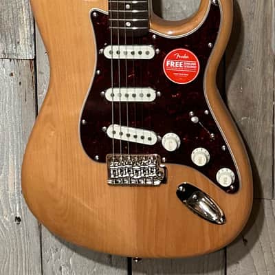 Squier Classic Vibe '70s Stratocaster Electric Guitar  By Fender Natural, In Stock Includes Pro Setup & Ships Ultra Fast ! image 2