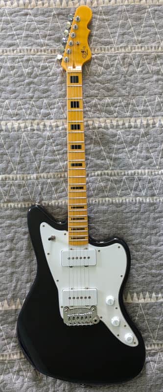 G&L Tribute Series Doheny with Maple Fretboard 2018 - Jet Black w/Gig Bag image 1