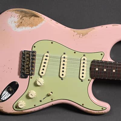 Fender Custom Shop Stratocaster 1959 Heavy Relic Shell Pink R119126 image 1