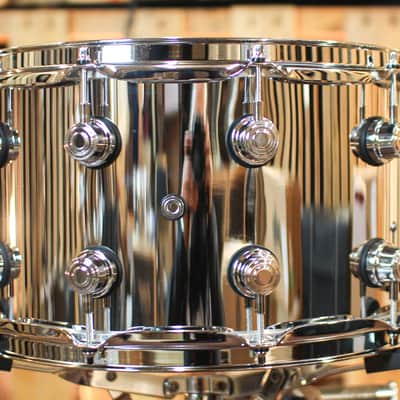 DW 8x14 Performance Chrome over Steel Snare Drum image 3