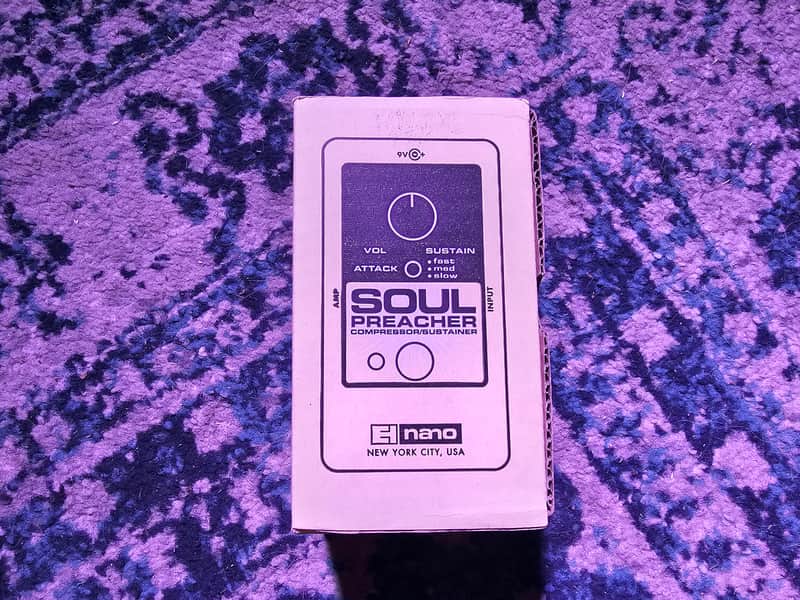 Electro-Harmonix Soul Preacher Nano Compressor / Sustainer 2007 - Present - Cream / Black image 1