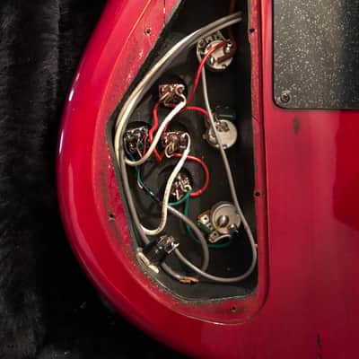 Spector (Kramer Era) NS-6 Neckthru Late 1980’s Trans Red Stain image 15