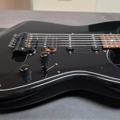 1986 Charvel Model 3 Limited Edition NAMM Black Japanese Ash Body with Color-Matched Painted Neck MIJ Japan Special Edition for 1987 by Charvel-Jackson Pre-Fender era Vintage 80s 1980's Super Strat HSS Guitar USA Kahler American Jackson Pickups image 21