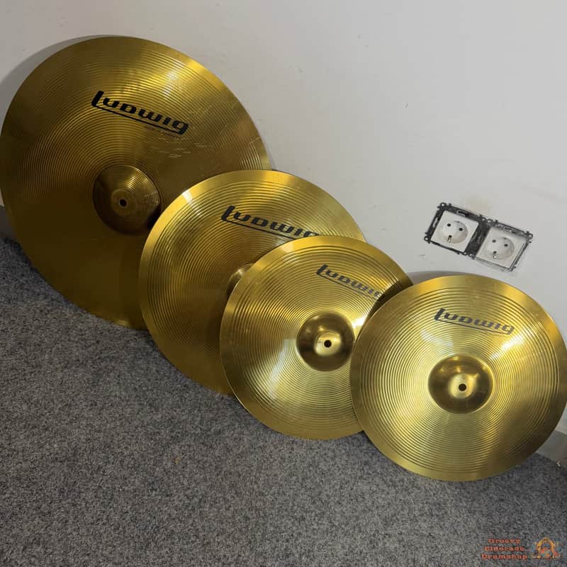Ludwig Brass 14,16,20 Cymbal Pack image 1