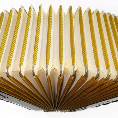 Close to New! Hohner Ouverture V Diatonic Original German Squeezebox, Button Accordion Garmon, Straps 2040, Rare Luxury Harmonica, Fantastic sound! image 8