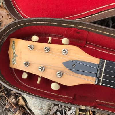 Very Rare Magnatone Mark IX Stereo Output Designed by Paul Barth Original Case 1959 Natural image 16