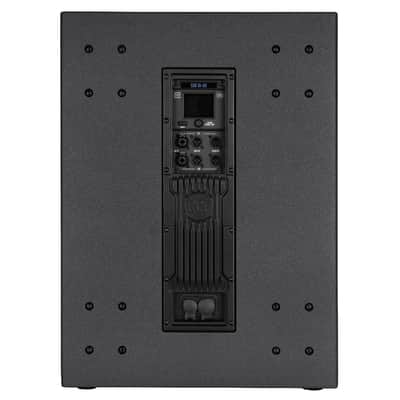 2x RCF SUB 18-AX PROFESSIONAL ACTIVE 18" SUBWOOFER (BLACK) + Wheels + XLR Cable image 5