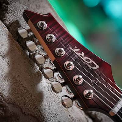 Cort X700 DUALITY II | X Series Duality II Double Cutaway Electric Guitar, Lava Burst. New with Full Warranty! image 12