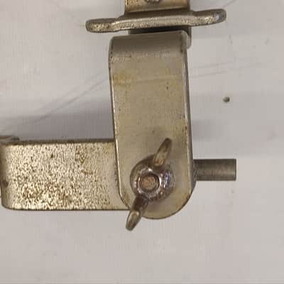 Vintage Leedy "Z" Cymbal Arm & Drum Hoop Mount W/Clamp Nickel 1930's image 11