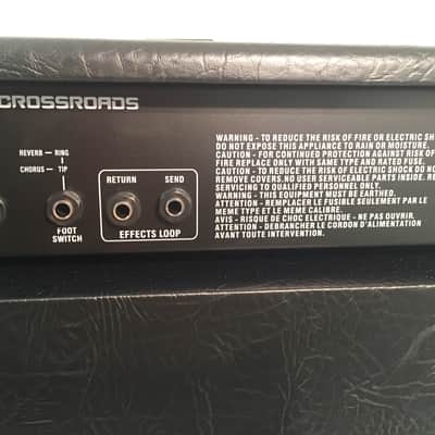 Crossroads 80 Watt Acoustic Guitar Amplifier-Two 8" Speakers with Tweeter and Effects image 5