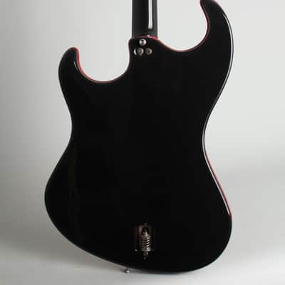 Wandre  Doris Solid Body Electric Guitar (1966), black gig bag case. image 4