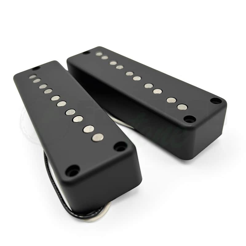 LeCompte 5 String Crooked J Bass Pickup Set - Single Coil (P2 Shape) image 1