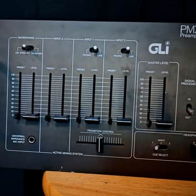 GLI PMX9000 - Vintage DJ Mixer - Circa 1979 - Black image 4