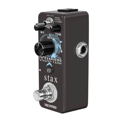 Stax Digital Reverb Pedal Ocean Verb Guitar Effect Pedal Room/Spring/Shimmer Models for Guitar image 4