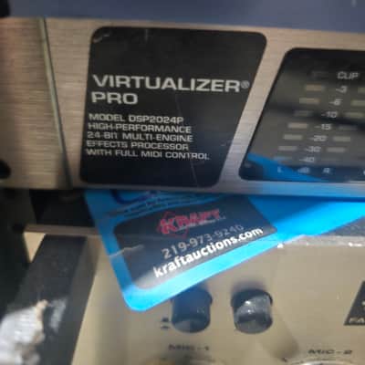 Behringer Virtualizer Pro DSP2024P 24-Bit Multi-Engine Effects Processor 2000s - Black / Silver image 2
