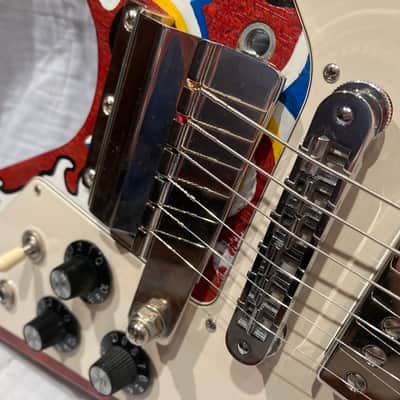 2005 Gibson Flying V Faded w/Jimi Hendrix Inspired Vibrola and Custom Paint Made in USA image 4