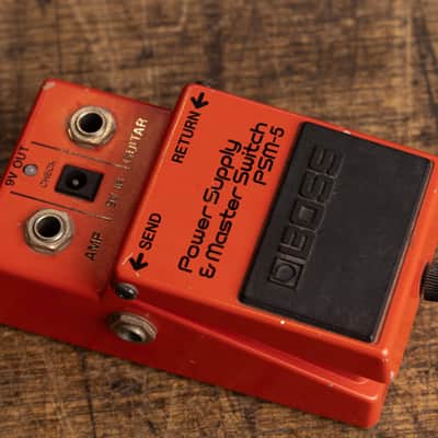 Boss PSM-5 Power Supply & Master Switch (Red Label) 1984 - 1990 - Red image 6