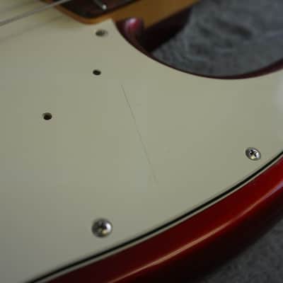 94-95 Fender Japan Jazz Bass Candy Apple Red w/ Gig Bag image 14