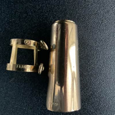 VANDOREN ALTO SAX LIGATURE Vintage VANDOREN Reversed Screw Alto Sax Ligature Undetermined Vintage - All Brass image 2