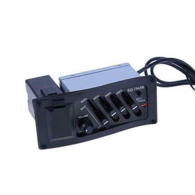 Acoustic Guitar Pre-amp EQ 7545R 4-Band Equalizer, Piezo Pickup and User's Manual image 3