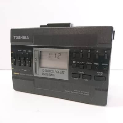 TOSHIBA KT-4529 Walkman Cassette Player Radio Working Perfectly Japan 1980s image 1