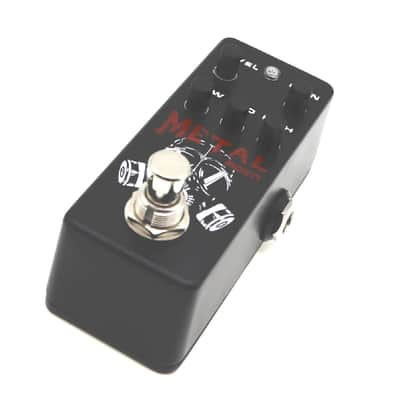 MOEN MN-MT MINI Metal Guitar Effect Pedal, Metal Distortion Level Gain Low Middle High Guitar image 4
