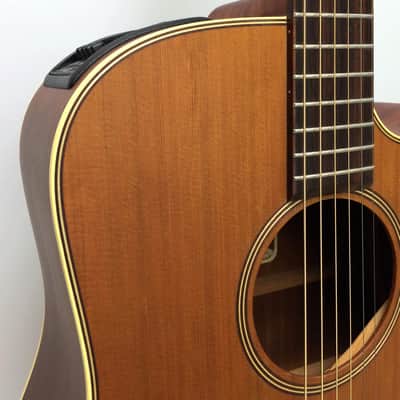 Takamine EAN10C Pro Series Dreadnought Cutaway Acoustic-Electric Guitar + Case image 3