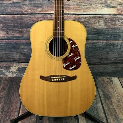 Used Fender Redondo Korean Built Dreadnought Acoustic Guitar with Fender Case image 1