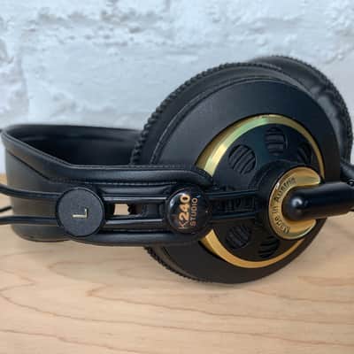 AKG K240 Studio Semi-Open Back Studio Headphones 2010s - BlackAKG K240 Studio Semi-Open Back Studio Headphones - FREE SHIPPING - #7 image 2