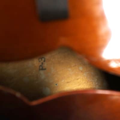 Vintage 1960s Kay P-3 Tobacco Sunbust Archtop Acoustic Guitar L-6955 image 15