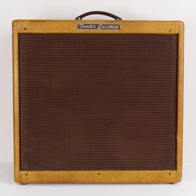 1959-1960 Fender Bassman 5F6-A Amplifier Super Clean Original Tweed! image 1