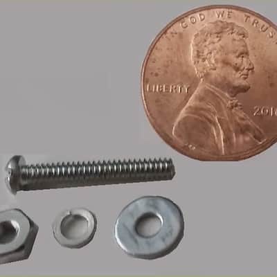 For: Slingerland RADIO KING TINY MOUNTING HARDWARE replacement SCREWS, NUTS, WASHERS for mounting Throwoff, Butt, Bridge, 3 point, Zoomatic, Rapid, Marching, Parade & others etc image 3