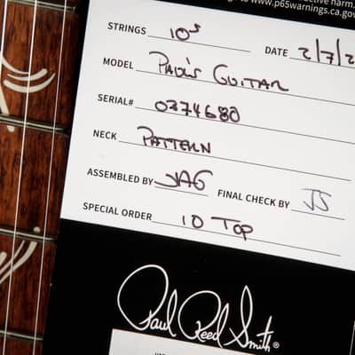 2024 - PRS Paul's Guitar - Black Gold Burst image 20