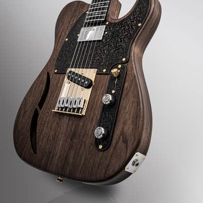 Mithans Guitars T'roots (American Walnut) boutique electric guitar image 9