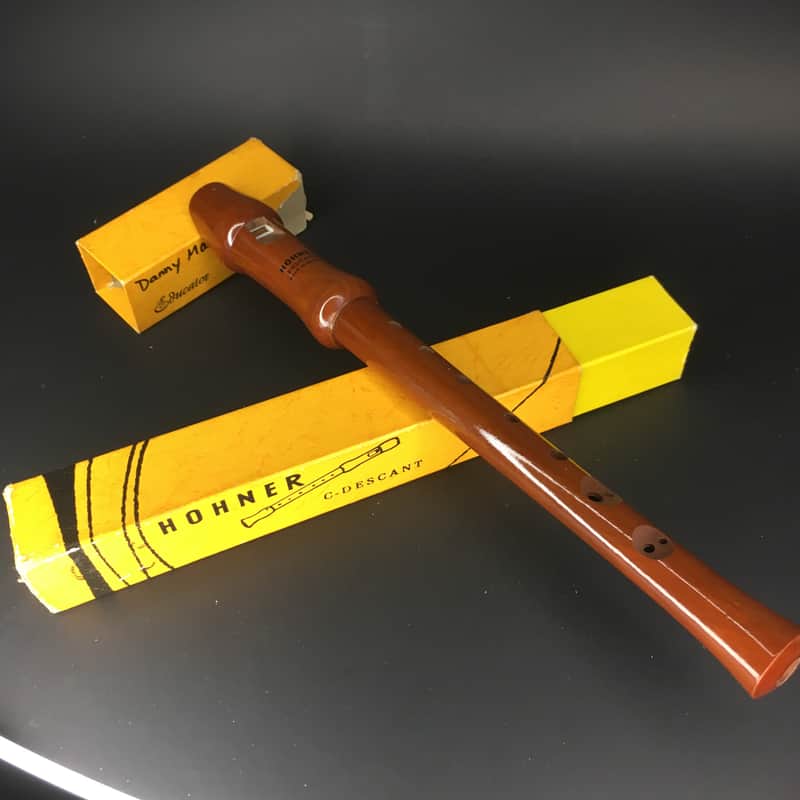 Hohner C-Descant Soprano Wooden Recorder Vintage  1960's German Educator Wood Soprano Flute image 1