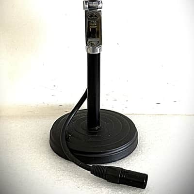 Vintage 1960’s Electro Voice 630 Dynamic Microphone w/stand & cable-works! Hear image 2
