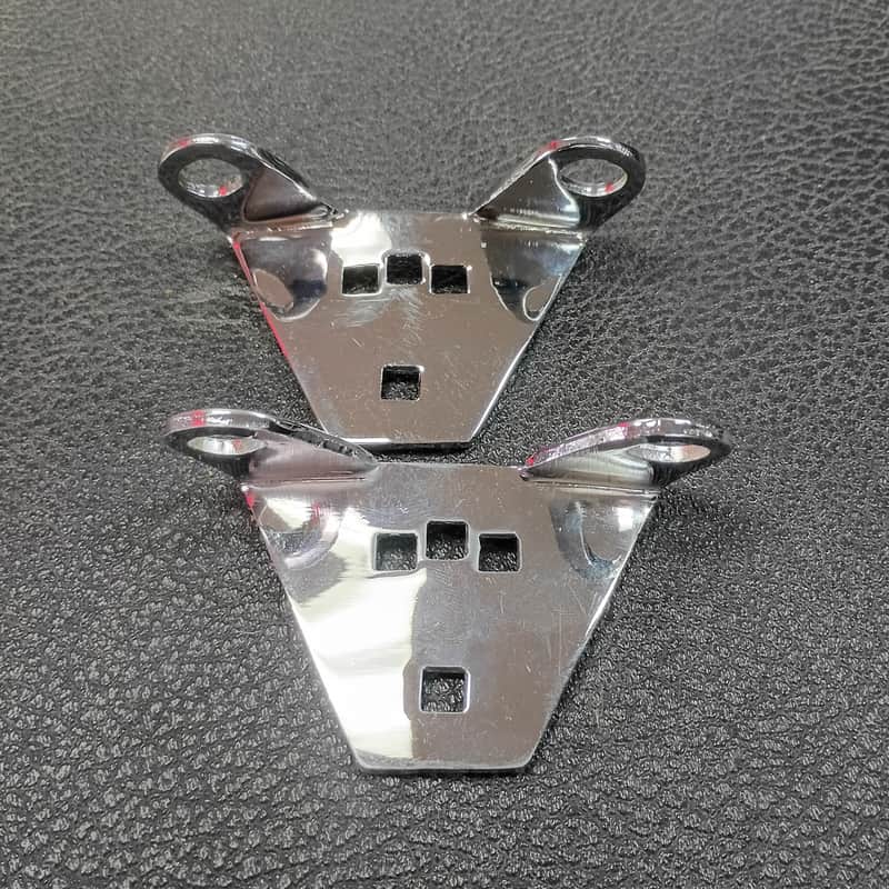 Latin Percussion LP912 Double Conga Mounting Bracket (2 brackets) - Chrome image 1