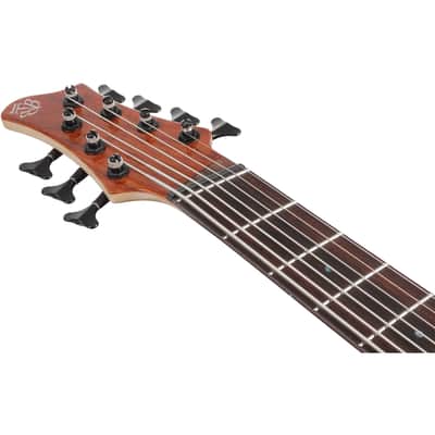 Ibanez BTB7MSNML BTB Bass Workshop 7-String Electric Bass, Natural Mocha Low Gloss image 5